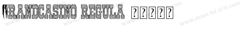 GrandCasino Regula字体转换